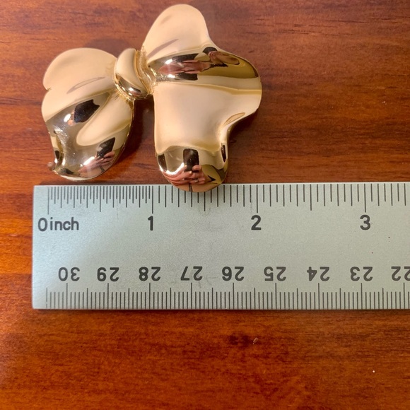 Vintage bow brooch pin - Picture 7 of 8